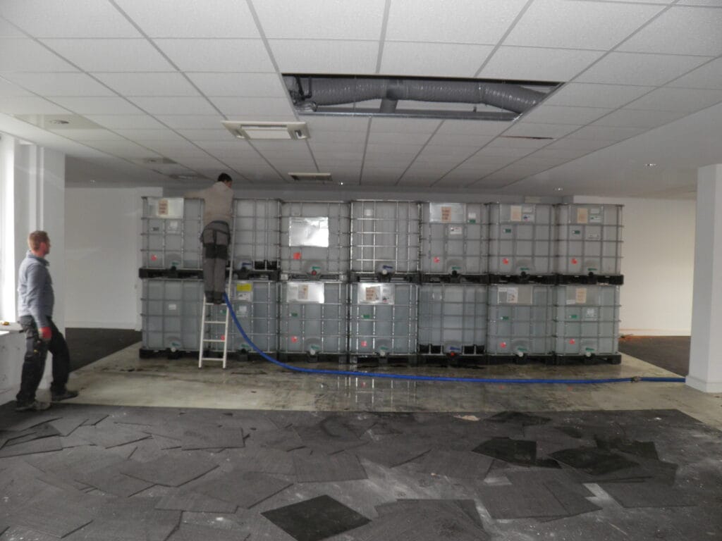 Proefbelastingen uitgevoerd door sanacon