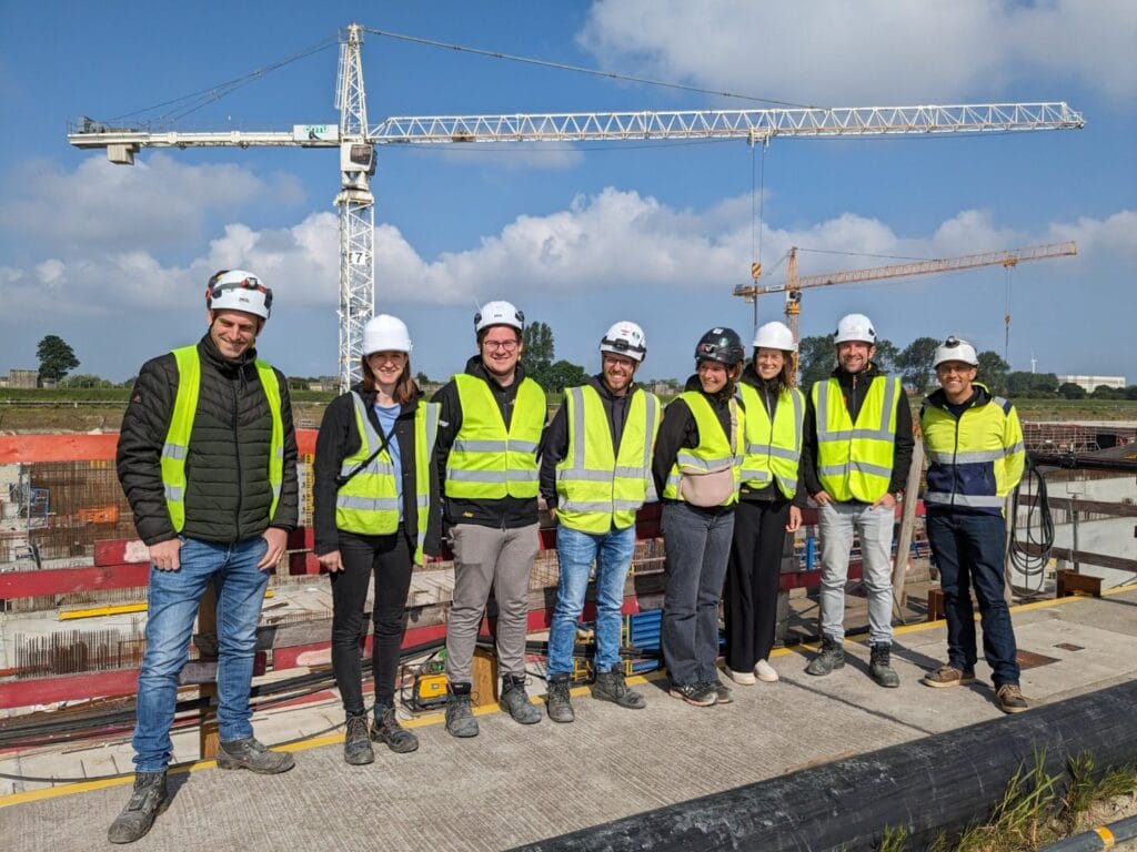 Sanacon op werfbezoek bij COTU (Nieuwe Scheldetunnel)