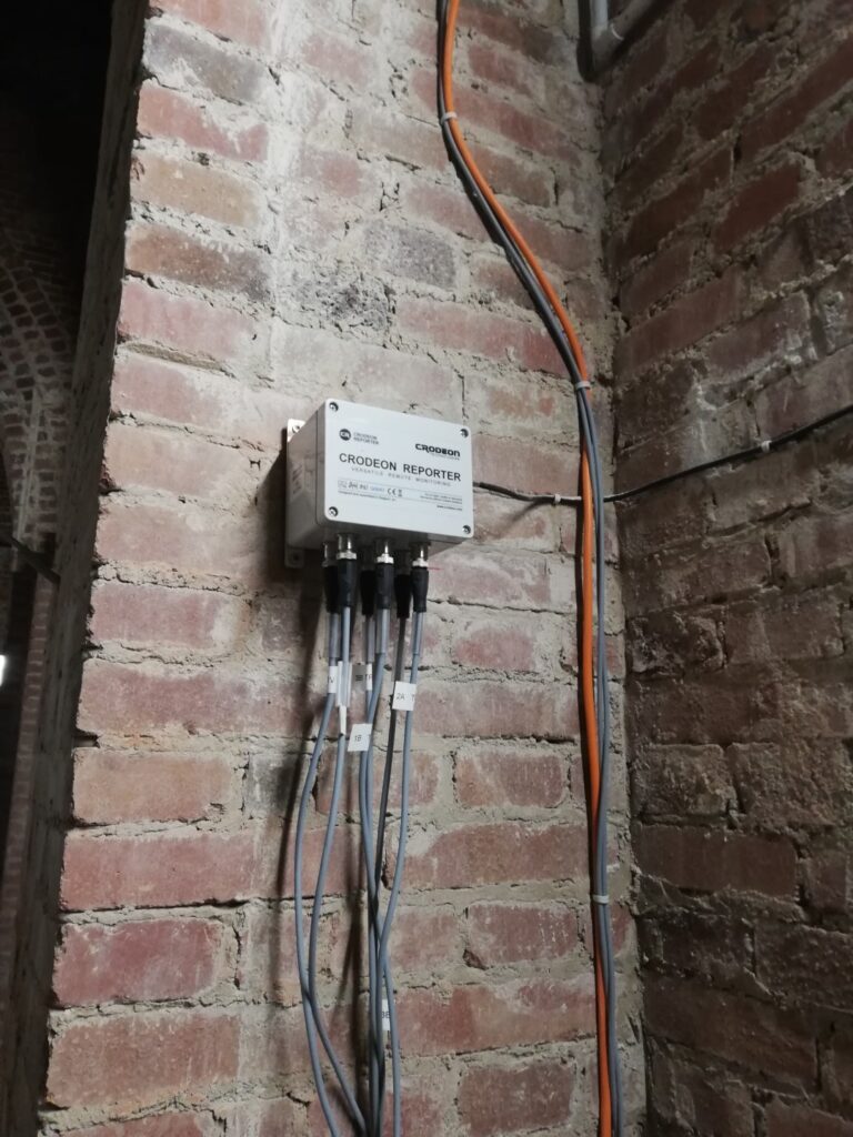sensoren van crodeon om RV in beton te meten